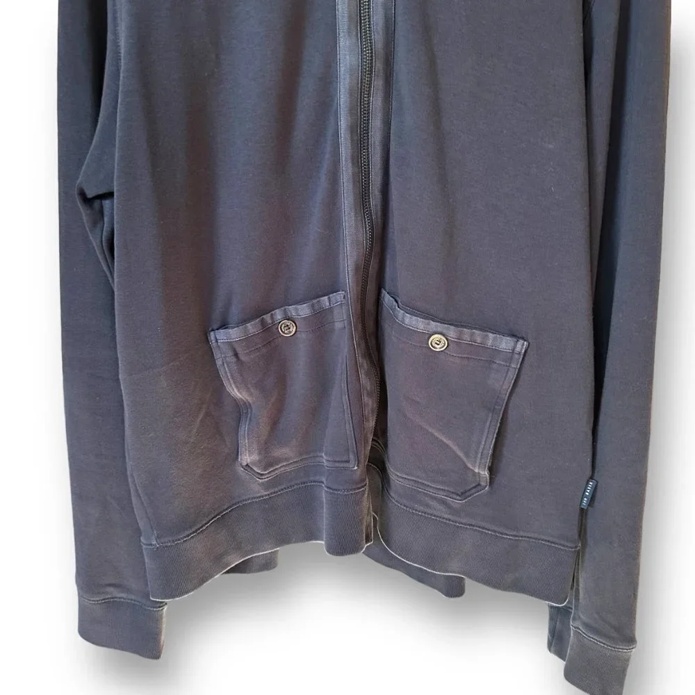 Ted Baker London Zip Up Navy Jacket Sz 6